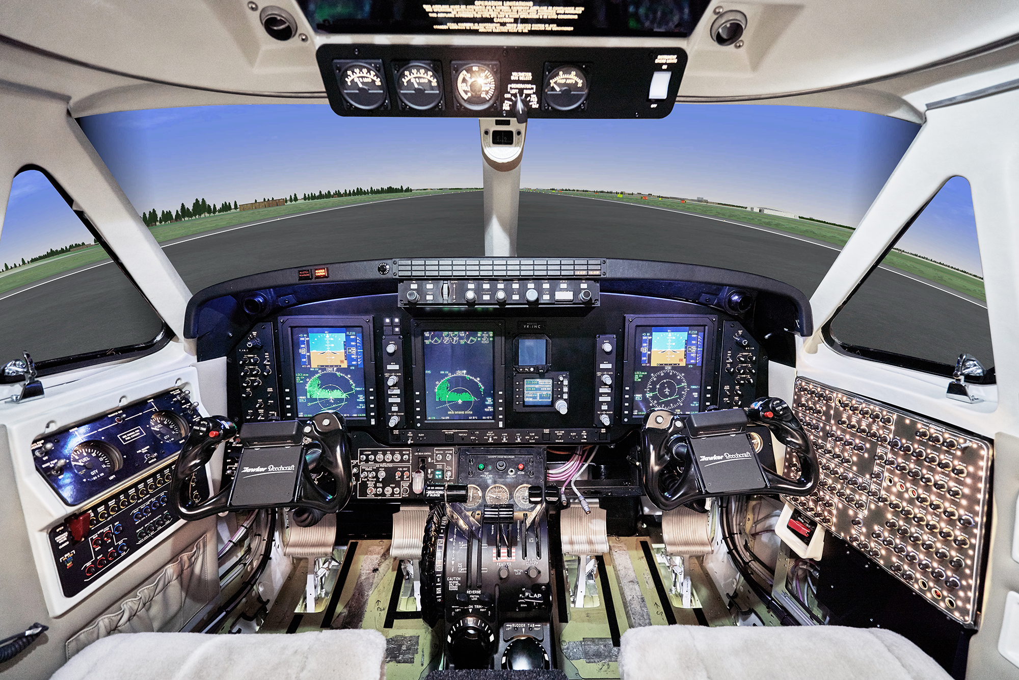 KingAir cockpit